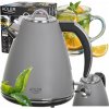 Elektrická kanvica ADLER AD1343g 2200 W 1,5 l strieborná/sivá