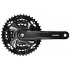 Shimano kľuky Tourney TX FC-TX801-L 175mm 42-32-22 zubov, čierne bez krytu