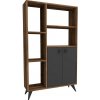 Knižnica Meldan Anthracite and Walnut