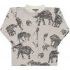 Dojčenský kabátik Baby Service Slony sivý, veľ. 74 (6-9m)