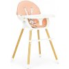 ECOTOYS Jedálenská stolička 2v1 Ružová (HA-004 PINK)