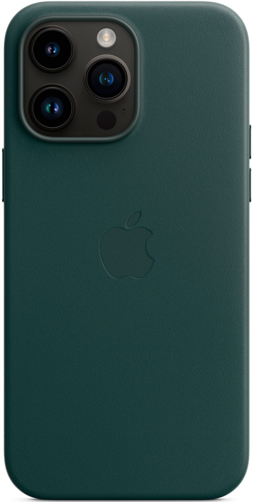 Apple Leather Case s MagSafe pro iPhone 14 Pro Max - piniově zelený MPPN3ZM/A