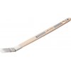 LUX-TOOLS Plochý štetec lakovací zakrivený, drevená rukoväť, 20 mm