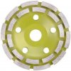 EXTOL CRAFT diamantový kotúč 125*22,2mm brúsny, dvojradový, univerzálny, 903025