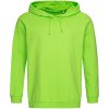 Stedman Ľahká bavlnená mikina s kapucňou - Zelená kiwi | M