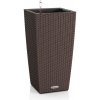 Kvetináč Lechuza Cubico Cottage 30 (56cm) Barva: Mokka kompletný set