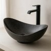 Indera Turpis Black 57073 Umývadlo z prírodného kameňa