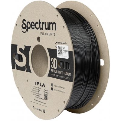 Spectrum r-PLA, 1,75mm, 1000g, 80554, traffic black
