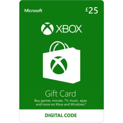 Microsoft Xbox Live darčeková karta 25 GBP