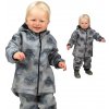 ESITO Detská softshellová bunda Duo Dino dobrodruh - šedá Veľ. 98