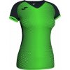 Joma Dámsky dres SUPERNOVA T-SHIRT BLACK-FLUOR GREEN S/S Veľkosť: M
