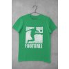 Futbalové tričko Football - Dieťa - 134 cm - Čierna