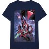 Marvel tričko Deadpool Family Modrá S