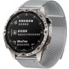 VSETKONAMOBIL 118651 MILANESE Kovový remienok pre Garmin - šírka 26mm QuickFit strieborný