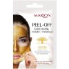 MARION Face Gold Mask Metalic Peel-Off Hyaluronic Acid 6g - zlupovacia pleťová maska