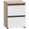 Signal Nočný stolík M2 Dub sonoma/biela
