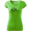 Letná romantika - papierová loďka - Dámske tričko Pure - 2XL ( Apple Green )