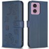 VSETKONAMOBIL 72101 ART CLOVER Peňaženkový obal pre Motorola Moto G04 / G24 / G24 Power modrý