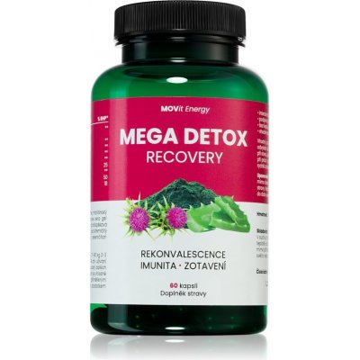 Movit Energy Mega Detox Recovery kapsuly na podporu detoxikácie organizmu 60 cps