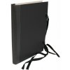 Dosky so šnúrkou HIT Office, A4, čierne s chrbtom, 1 ks