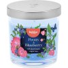 Bolsius Floral Fusion Pivonka a Čučoriedka 80/72 mm
