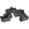 WizKids WarLock Tiles: Expansion Pack - 1 in. Dungeon Straight Walls