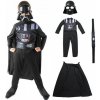 FunCo Detský kostým Star wars Darth Vader s doplnkami 122-134 L