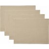 Podtácky pod taniere Soft Collection pieskové 4 ks