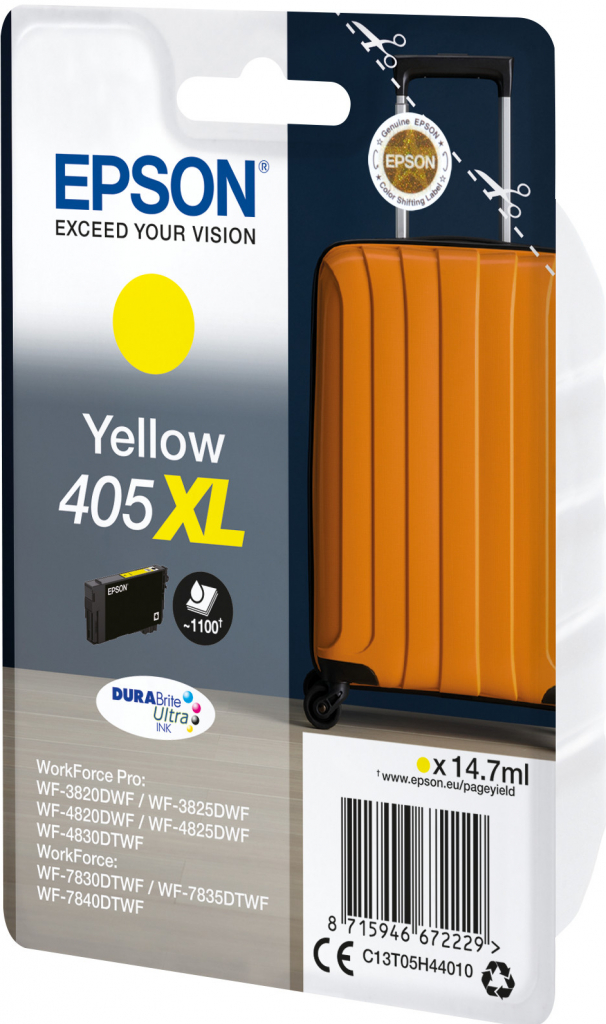 Epson 405XL Yellow - originálny