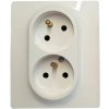 Legrand Slovensko, s.r.o. Niloé - 764633 - dvojzásuvka 2X2P+T - béžová