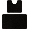 Kúpeľňový komplet 2-diel. SANTA mäkký, čierny