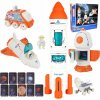 RAKETA S PROJEKTOROM PLANÉT KOZMICKÁ SÚPRAVA STANICA ASTRONAUT UFO ROBOT