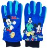 Setino Chlapčenské lyžiarske rukavice Mickey Mouse Svetlo modrá
