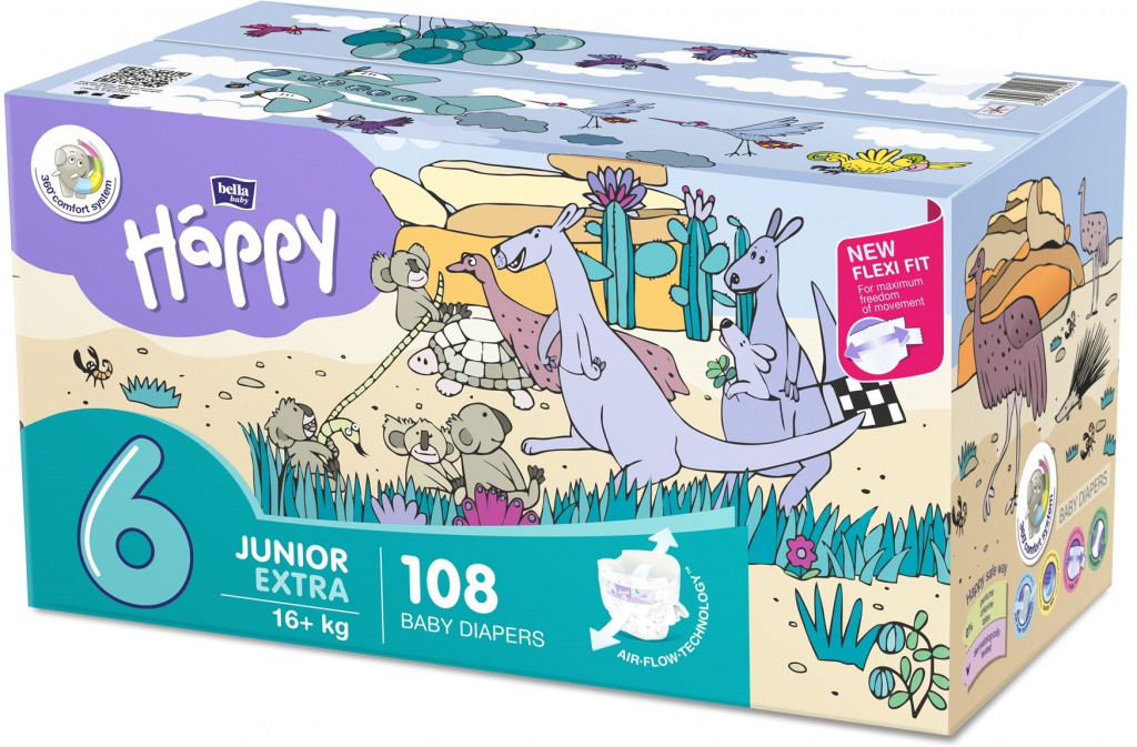 Bella Happy 6 Junior Extra 16+ kg 108 ks od 26,52 € - Heureka.sk