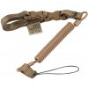 Cetacea Tactical Plain Clothes Mini Coil Lanyard Coyote Brown