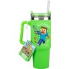 Minecraft - Green Steve & Creeper 900ml Multiway Travel Cup with Straw