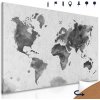 Obraz na korku šedá mapa v retro dizajne
