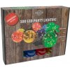 HIT Party osvetlenie 10x farebná guľa s časovačom 100LED 4,5m