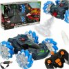 RC drift auto REVOLT Slydz Vapor Racer 360 na diaľkové ovládanie modré (Diaľkovo ovládané RC auto s LED osvetlením, efektom dymu a otočkami 360°)