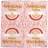 Papierové servítky Boho Happy Birthday, 20 ks