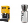 Gaggia New Classic E24 BC, yellow + La Pavoni Cilindro