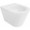 Mexen Rico, závesná WC misa 490x360x370 mm, Rimless Tornádo, biela lesklá, 3372XX00T