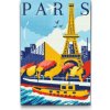 Vymalujsisam.sk Diamantové maľovanie - Paríž, Francúzko Veľkosť: 40x60cm, Rám: Na plastovej doske, Diamanty: Hranaté