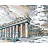 zuty Maľovanie podľa čísel - Grécka stavba, 50x40 cm, vypnuté plátno na rám (8596530040538)