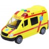 Wiky Auto ambulance záchranáři plast 14,5cm na baterie se světlem a zvukem