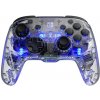 PDP Afterglow Deluxe bezdrôtový gamepad pre Nintendo Switch, transparentný, 500-137