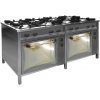 EGAZ Plynový gastronomický sporák 8-horákový s 2 elektrickými rúrami, 1760x900x850 mm, 47,7 kW | EGAZ, TG-840/2PKE-1