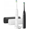 Philips Sonicare 5500 HX7119/01 sonický zubní kartáček, 2 kusy, cestovní pouzdra, bílá a námořnická modrá