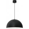 Luminex Luster na lanku SINGLE 1xE27/60W/230V pr. 50 cm čierna/biela LU3003 + záruka 3 roky zadarmo