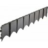 Garantia Záhradný obrubník Edgar, plast, antracit, 4,5 m × 130 mm, 645150